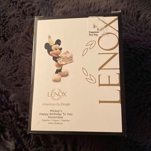 NIB Lenox Mickey’s Birthday